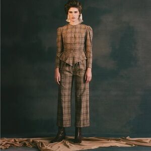 Town Clothes Pontoise Pants - sycamore plaid